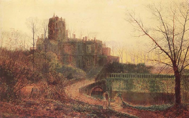 The Deserted House, Atkinson Grimshaw